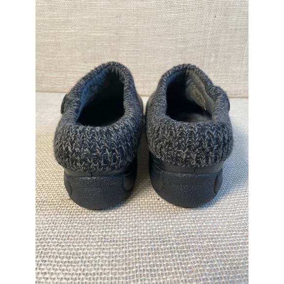 Dansko KENZIE Clogs, Warm Knit uppers, Black Leather, Ladies Size 42, (12) - Picture 5 of 9